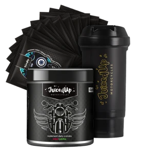 JuicedUp Motorcycles Pack 10 x Saszetka + Słoik + Shaker